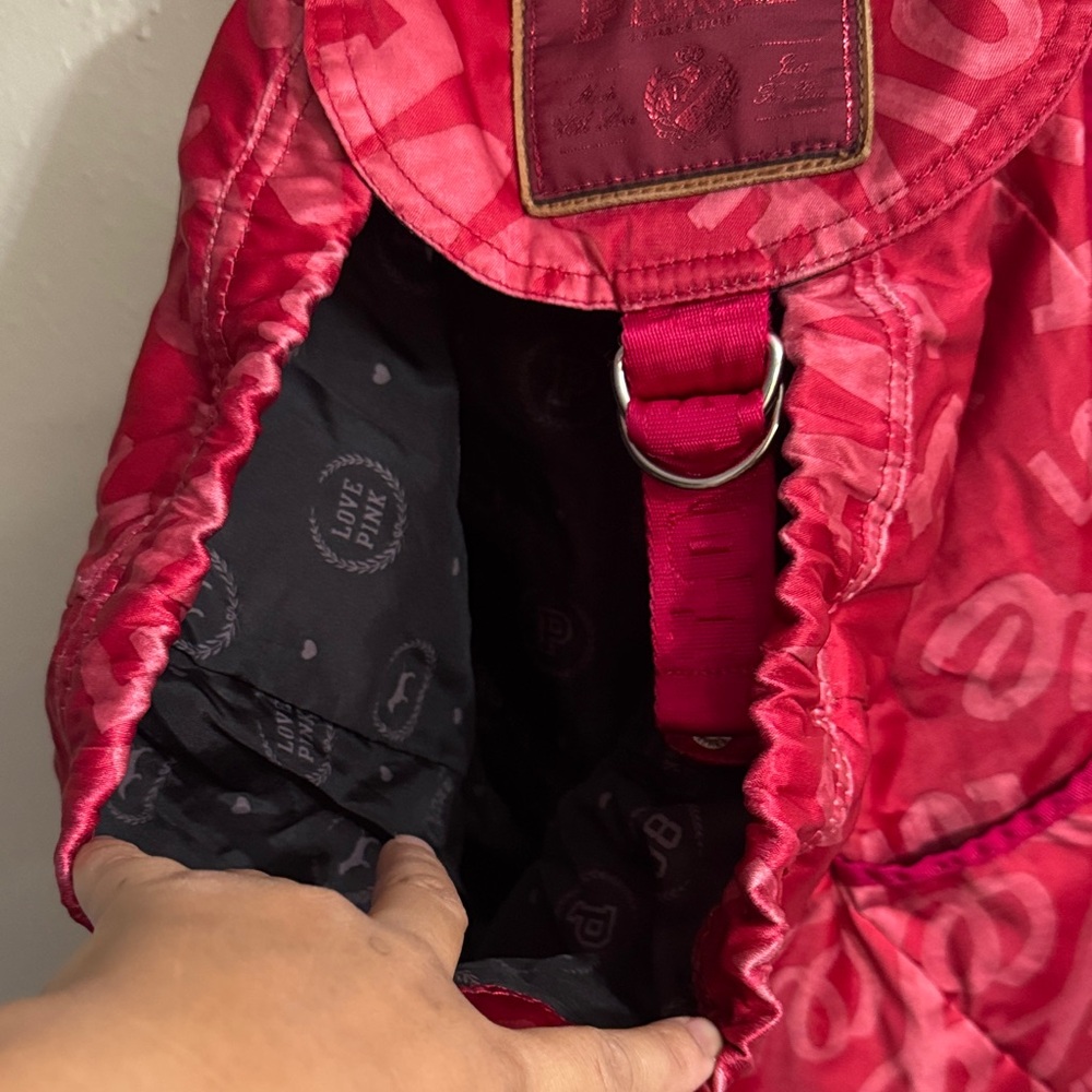 PINK Victoria's Secret Vibrant Pink Backpack - Picture 8 of 11